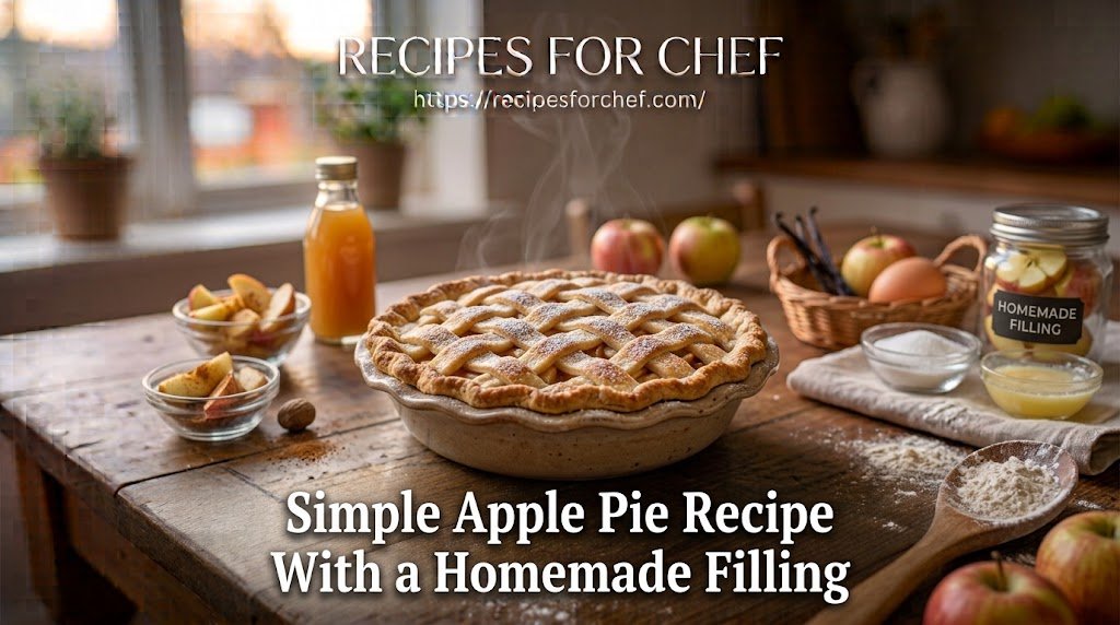 Simple Apple Pie Recipe With a Homemade Filling