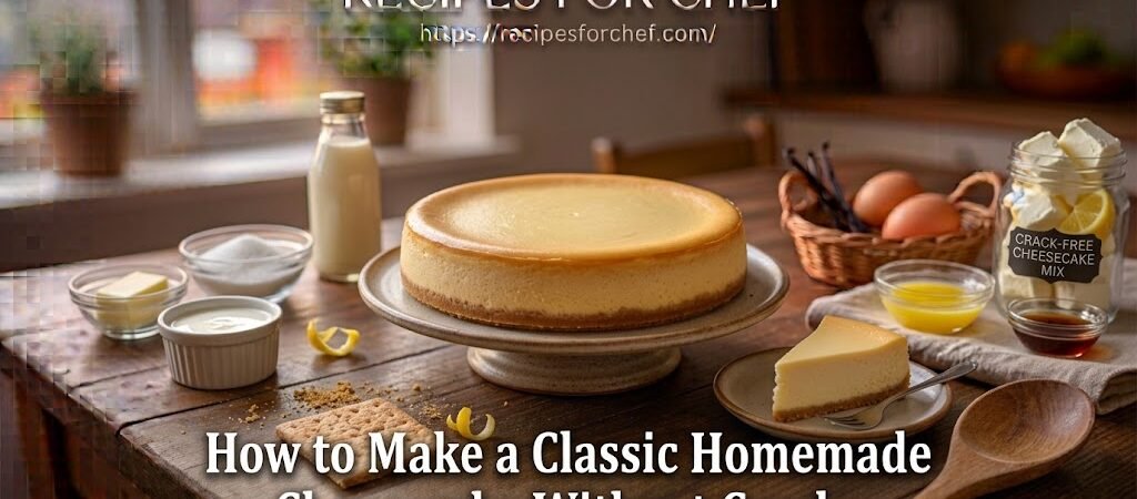How to Make a Classic Homemade Cheesecake Without Cracks?