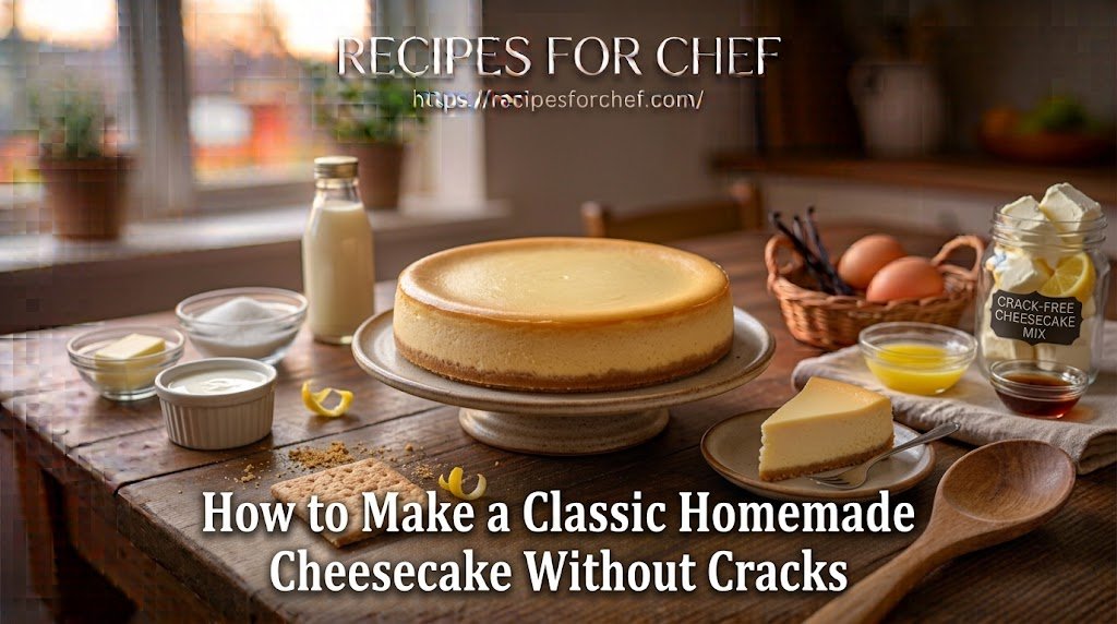 How to Make a Classic Homemade Cheesecake Without Cracks?