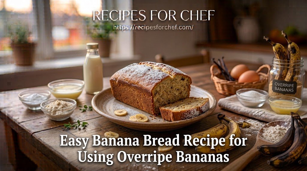 Easy Banana Bread Recipe for Using Overripe Bananas
