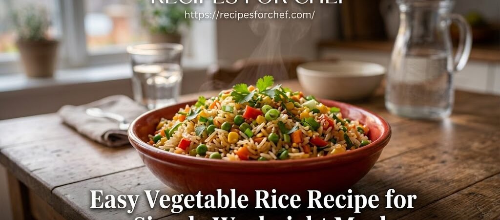 Easy Vegetable Rice Recipe for a Simple Weeknight Meal