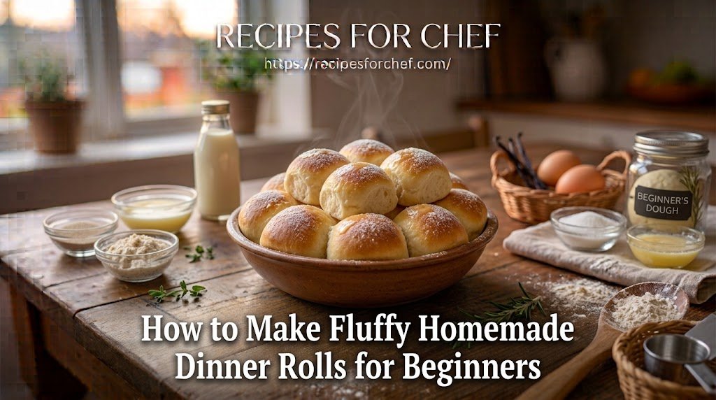 How to Make Fluffy Homemade Dinner Rolls for Beginners?
