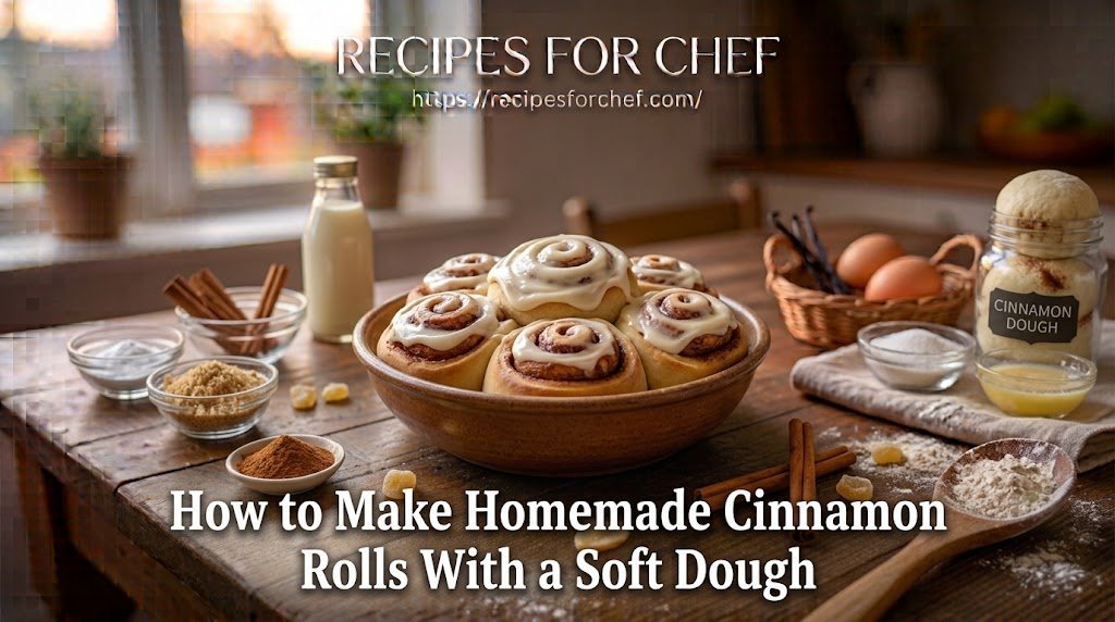 How to Make Homemade Cinnamon Rolls With a Soft Dough?